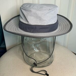 Sun Day Afternoons Gray Wide Brim Sun Protection Hiking Boating Adjustable Hat